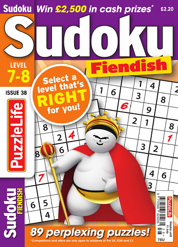 PuzzleLife Sudoku Fiendish - Issue 38