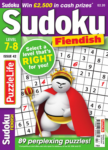 PuzzleLife Sudoku Fiendish - Issue 42