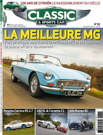 Classic & Sports Car - Novembre 2019