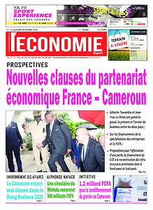 Le quotidien de l’économie magazine Afrique - 28 Octobre 2019