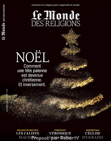 Le Monde des religions N°98 - Novembre-Decembre 2019