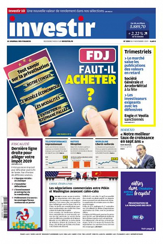 Investir - 9 Novembre 2019