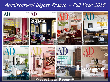 AD (Architectural Digest France) - Full 2018 + Hors-Série