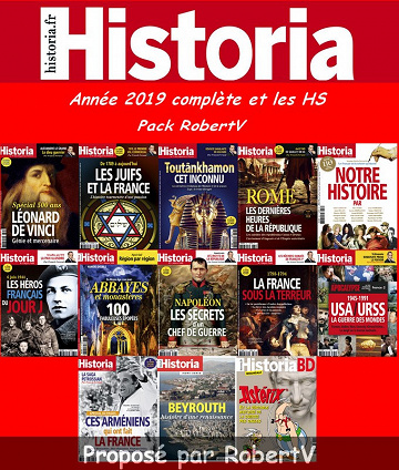 Historia - Année 2019 complète (+2 HS 2019)
