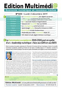 Édition Multimédia - 2 Décembre 2019