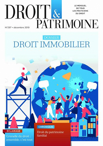 Droit & Patrimoine - Décembre 2019