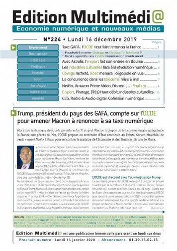 Édition Multimédia- 16 Décembre 2019