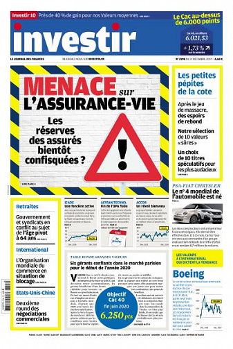 Investir - 21 Décembre 2019