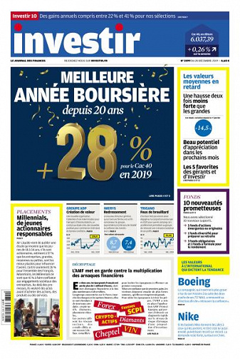 Investir - 28 Décembre 2019