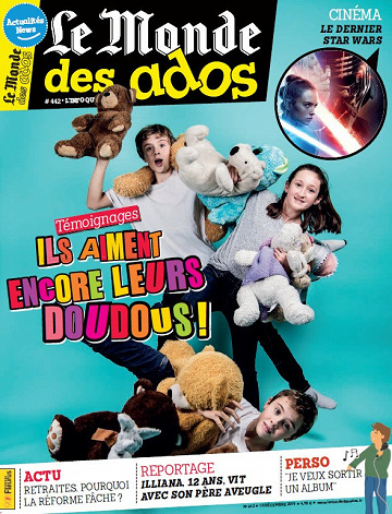 Le Monde des Ados N°442- 18 Décembre 2019