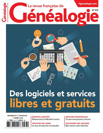 La Revue Française de Généalogie - Décembre 2017 - Janvier 2018