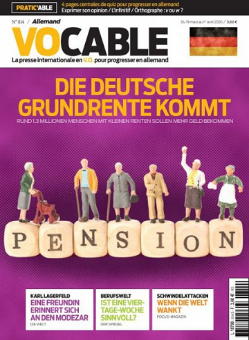 Vocable Allemand - 19 Mars 2020