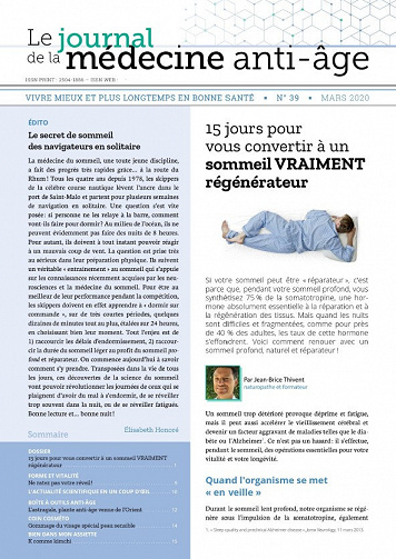 Le Journal de la Médecine Anti-Âge N°39 - Mars 2020