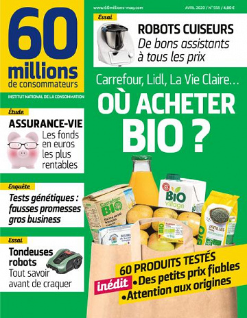 60 Millions de Consommateurs - Avril 2020
