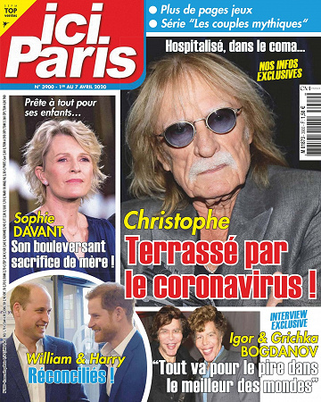 Ici Paris - 1er Avril 2020