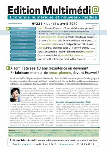 Édition Multimédia - 6 Avril 2020