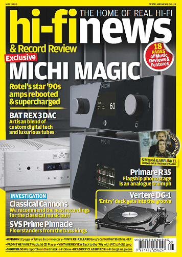 Hi-Fi News - May 2020