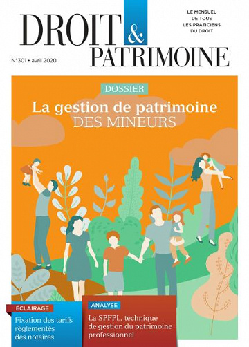 Droit & Patrimoine - Avril 2020