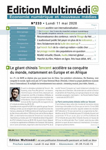 Édition Multimédia - 11 Mai 2020