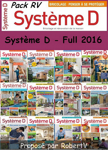 Pack Système D - Année 2016 complète