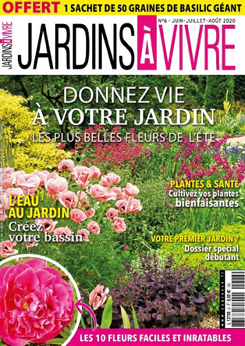 Jardins à Vivre - Juin-Août 2020