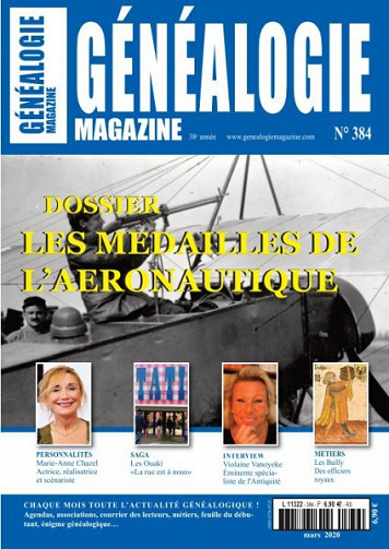 Généalogie N°384 - Mars 2020