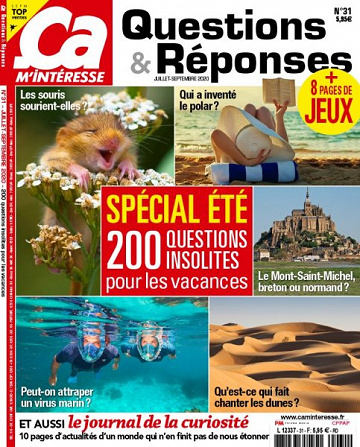Ça M’Intéresse Questions & Réponses - Juillet-Septembre 2020