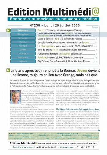 Édition Multimédia - 20 Juillet 2020