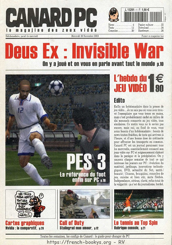 Canard PC N°1 - 26 Novembre 2003