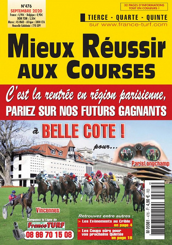 Mieux Réussir aux Courses N°476 - Septembre 2020