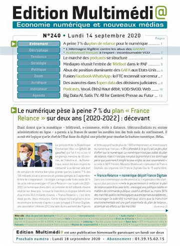 Édition Multimédia - 14 Septembre 2020