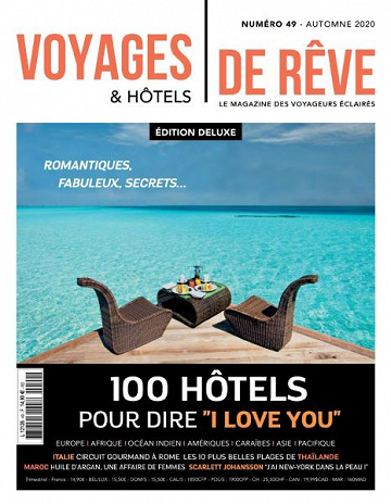 Voyages & Hôtels de rêve - Automne 2020
