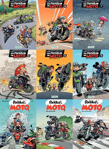 Les Fondus de la Moto - 11 Tomes