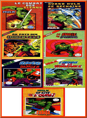 HULK série 4 Aredit 7 Numéros