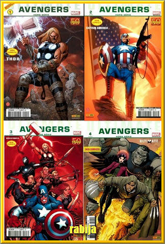 ULTIMATE AVENGERS 12 Albums + 4 Hors série