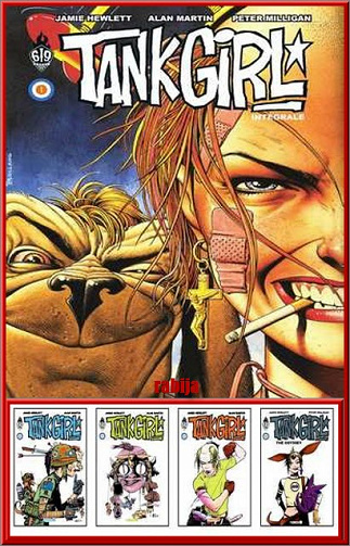 TANK GIRL Intégrale de 4 Tomes + 3 Tomes
