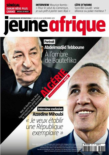 Jeune Afrique - 8 Décembre 2019