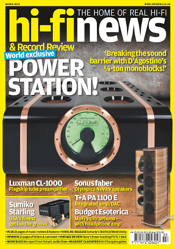 Hi-Fi News - March 2020