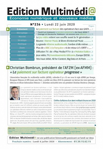 Édition Multimédia - 22 Juin 2020