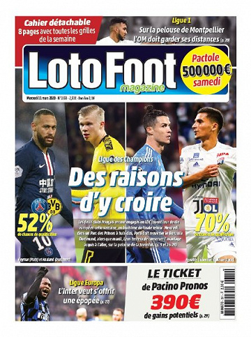 Loto Foot - 11 Mars 2020