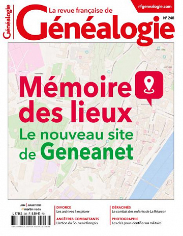 La Revue française de Généalogie - Juin-Juillet 2020