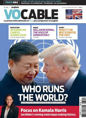 Vocable Anglais - 3 Septembre 2020