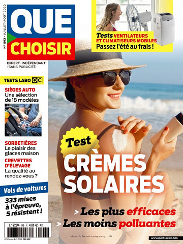 Que Choisir N°593 - Juillet-Août 2020