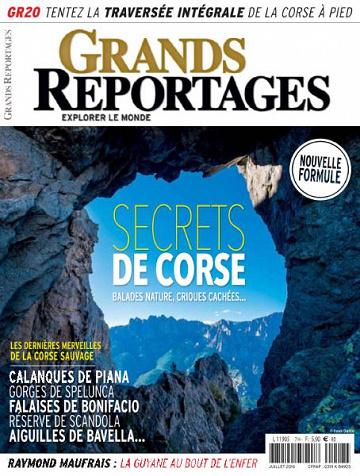 Grands Reportages - Juillet 2016