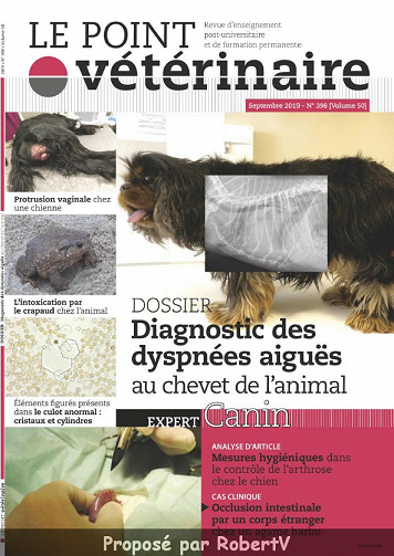 Le Point Vétérinaire Canin N°398 - Septembre 2019