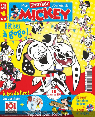 Mon Premier Journal de Mickey N°8 - Septembre 2019