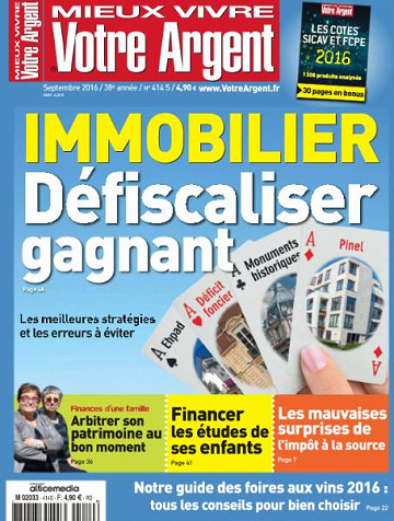 Mieux Vivre Votre Argent - Septembre 2016