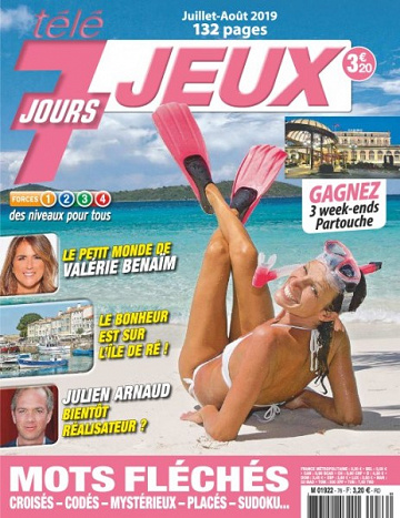 Télé 7 Jours Jeux - Juillet-Août 2019