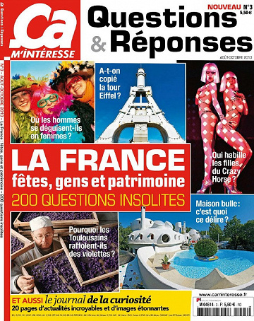 Ça m’intéresse Questions & Réponses N°3 - Août-Octobre 2013