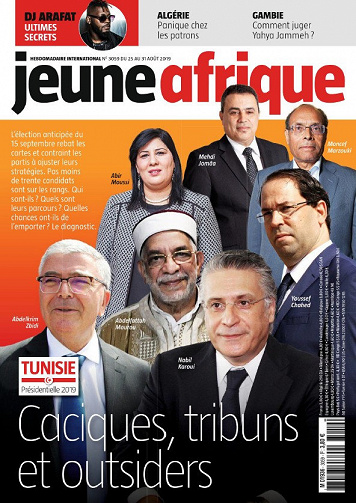Jeune Afrique N°3059 - 25 au 31 Août 2019